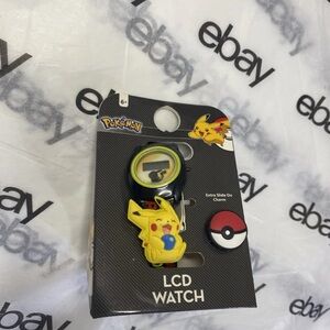 Pikachu Yellow LCD Watch – Kids Electronic Watch